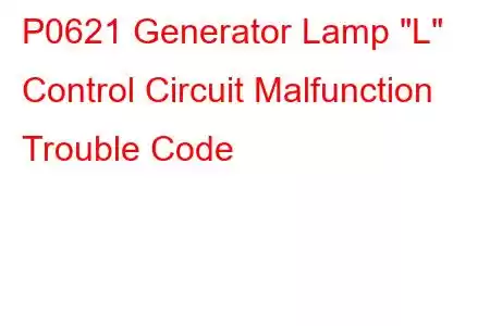 P0621 Generator Lamp 